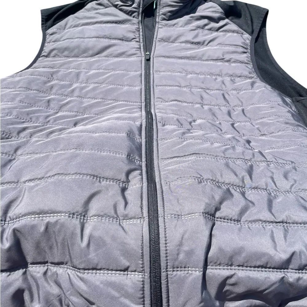 PGA Tour Gray Quilted Vest with High Collar size XXL like new